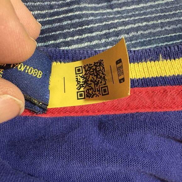 Polo Ralph Lauren España Tee Mens XXL Blue Crest World Cup Sport Soccer Y2K - Picture 7 of 11